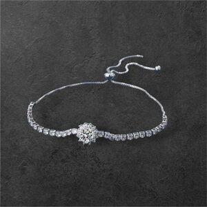 2 carat moissanite sunflower bracelet. NWOT beautiful sparkle
